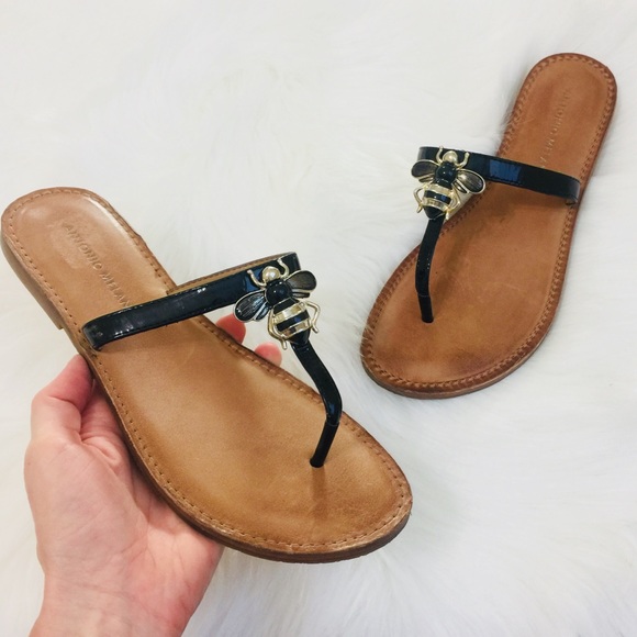 designer thong flip flops